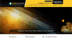 Desktop Screenshot of oceankingindia.com